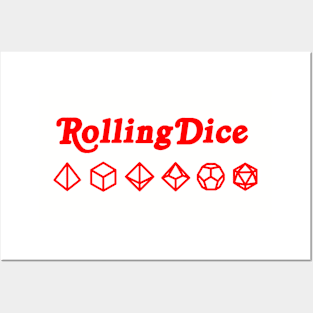 Rolling Dice Posters and Art